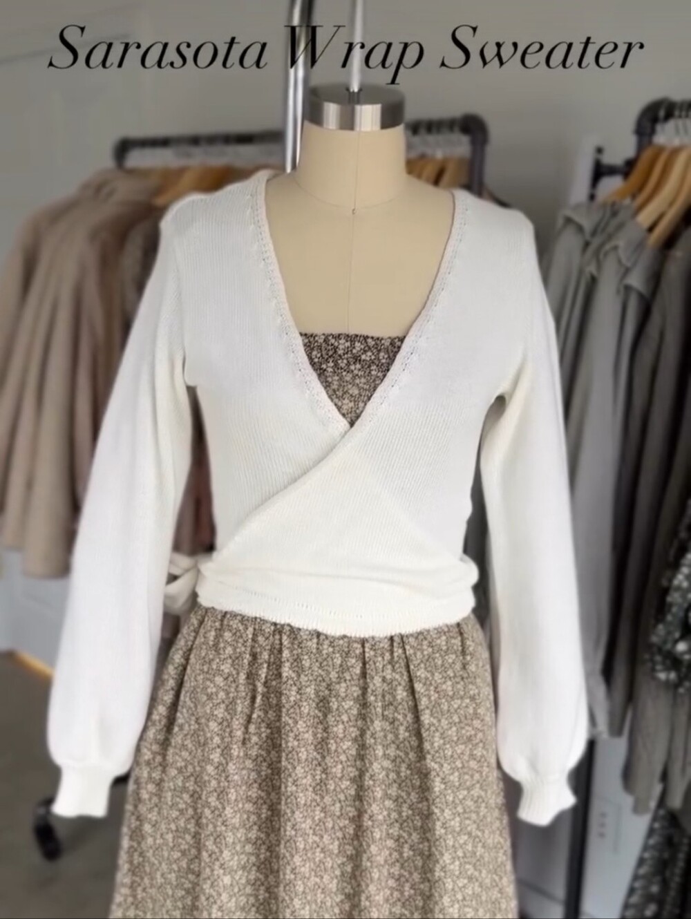Neuflora Sarasota Wrap Sweater Size XS